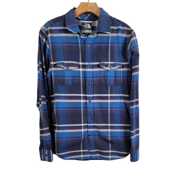 The North Face Other - The North Face Long Sleeve Button Up Plaid Flannel Shirt Sz SM